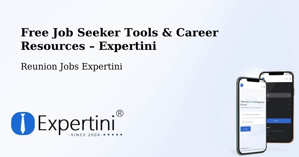 Free Job Seeker Tools & Career Resources – La Source - La Source, Reunion Jobs Expertini